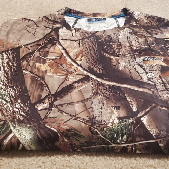 Columbia PHG Realtree Omni-Heat Camouflage Shirt Mens XL - Picture 3 of 7